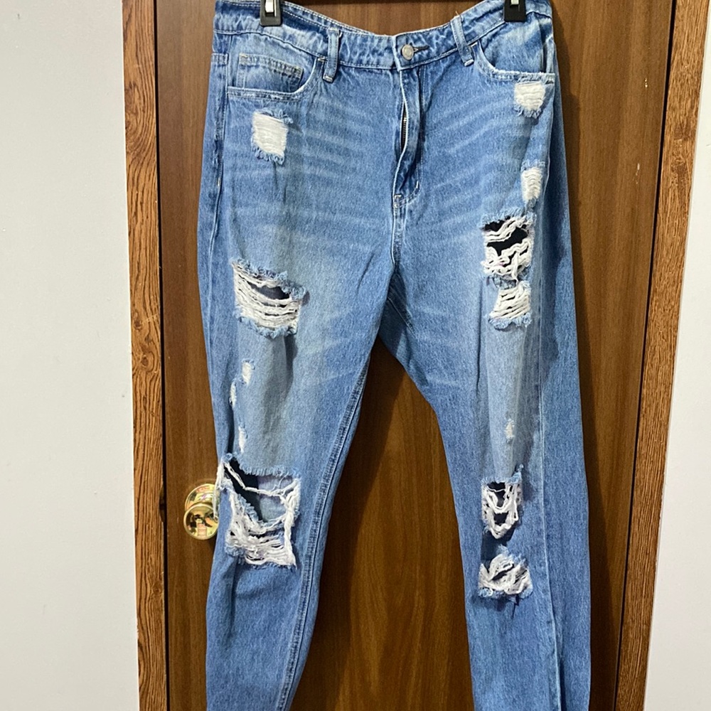 Vervet mom blue jeans size:L